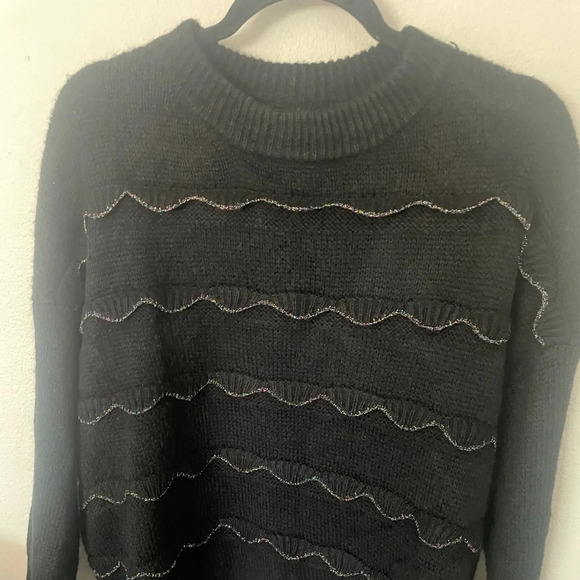 Tru-G metallic crew neck sweater size Small - Picture 3 of 6